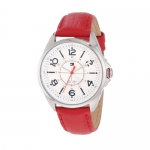 <font color=#94000c>五星</font>！汤米·希尔费格 Tommy Hilfiger 1781265 女士真皮石英腕表，美国Amazon $62.91，海淘到手约￥435