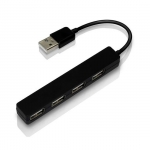 宜客莱(ECOLA) USB-HUB03BK 四接口集线器HUB (USB2.0/黑色) 京东商城价格19.9（凑单满39包邮）