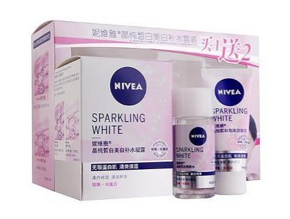 妮维雅晶纯皙白美白补水套装
