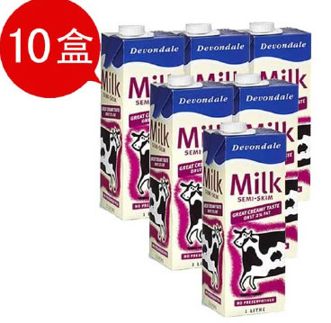 德运部分脱脂牛奶
