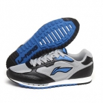 LI-NING 李宁 男经典跑鞋 ARCG051-1 冷灰/公主蓝/黑色 一号店价格69