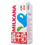 百吉福 MILKANA 全脂牛奶 1L 一号店价格15.9，赠原品一件，<font color=#94000c>折合7.95元/盒！</font>