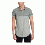Calvin Klein 男士纯棉短袖衬衫，美国Amazon折后最低 $28.78，海淘到手约￥226