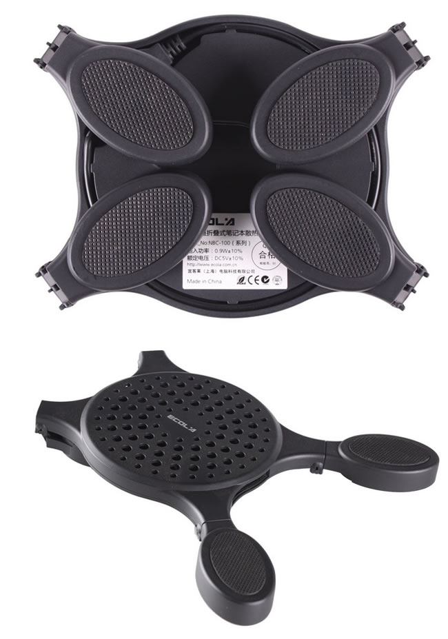 宜客莱NBC-100BK八爪鱼散热器