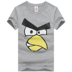 2013韩版男式愤怒的小鸟休闲短袖T恤 天猫9.9包邮