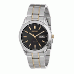 精工 Seiko SNE047 男士太阳能不锈钢石英腕表，美国Amazon $86.66，海淘到手约￥580