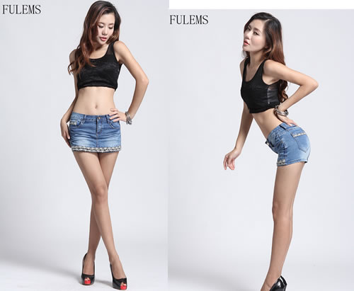 女式牛仔裙裤