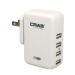 酷博（CRAB） KP03  4口USB充电器 易迅网西安仓价格29包邮