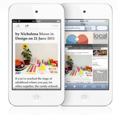 苹果iPod touch 4代多媒体播放器
