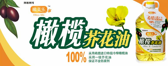 阿格利司橄榄芥花籽调和油