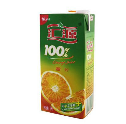 汇源100%橙汁 