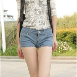 2013夏季新款女式低腰修身牛仔热裤 淘宝网18.9包邮