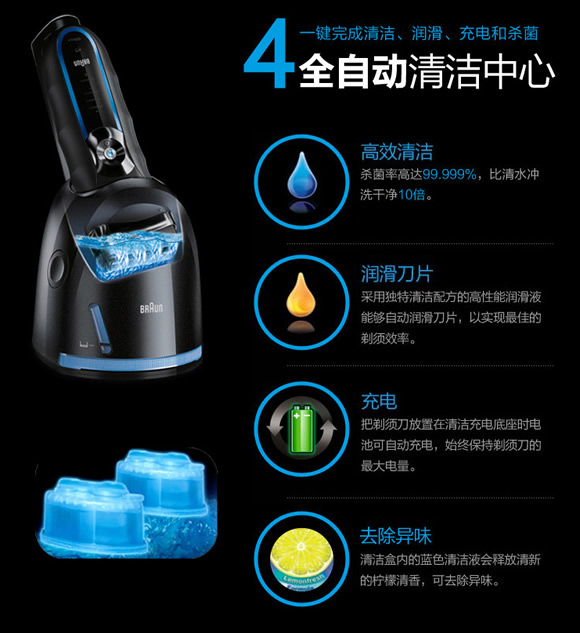 博朗350CC-4电动剃须刀