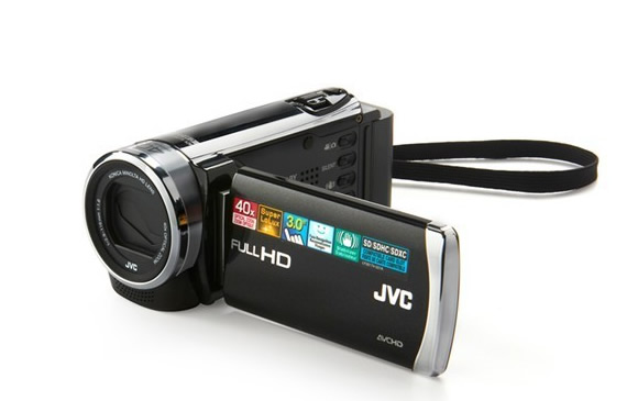 JVC GZ-E200BUS 1080p低光高清触屏摄像机