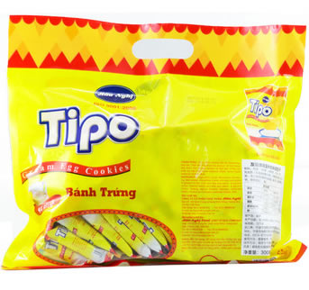 tipo白巧克力鸡蛋牛奶味面包干