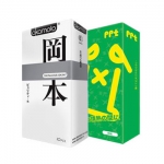 冈本 纯10片*2盒+PPT纯玩7片  1号商城团购价格36包邮