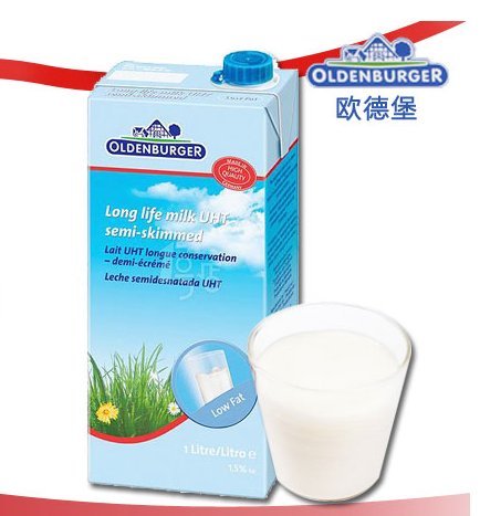 欧德堡部分脱脂牛奶