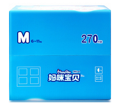 妈咪宝贝瞬吸干爽婴儿纸尿裤