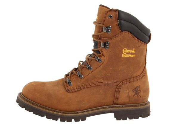 Chippewa8英寸高帮防水工作靴