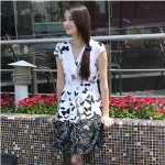 夏季女式新款韩版包臀显瘦冰丝连衣裙 天猫27.8包邮