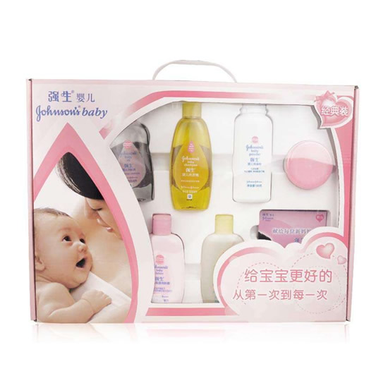 强生婴儿宝贝套装盒