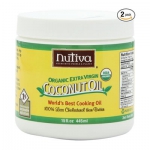 Nutiva 有机初榨椰子油 445ml*2 美国Amazon S&S价格14.23美元 海淘到手约145RMB