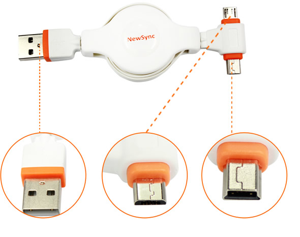 包尔星克USB2-GMIB5RC073易拉充电线