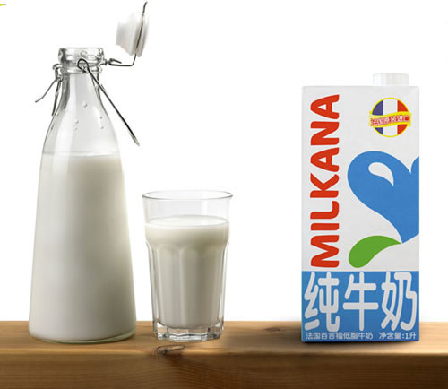 吉福低脂牛奶