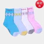 dangdang kids 女童菱形格袜*4 当当网价格8.8元