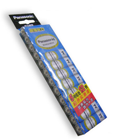 松下R6PNU/12SC 5号碳性电池