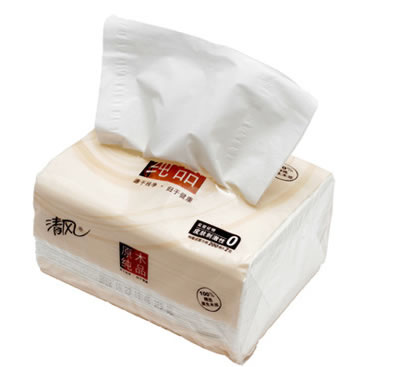 清风原木纯品系列抽纸
