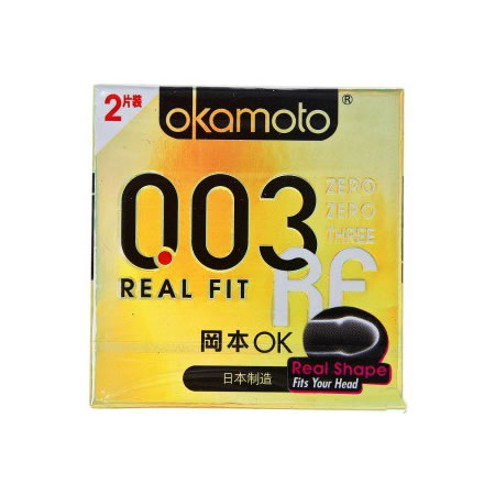 冈本003黄金安全套2片装
