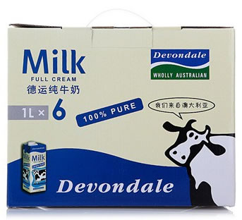 德运全脂牛奶