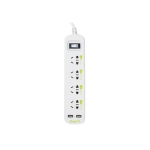 玛雅(MAYA) 440UP-W 四位总控插座（带双USB） 京东商城价格49包邮
