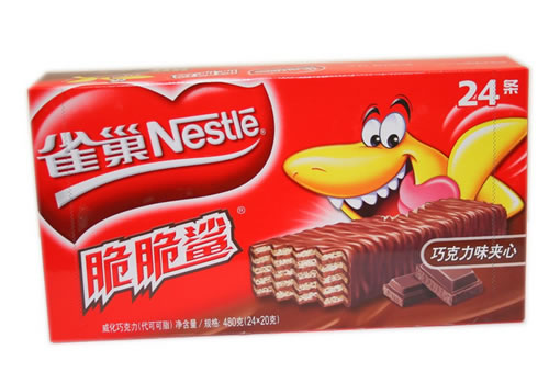 雀巢巧克力夹心威化