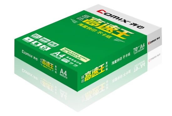 齐心C4774-5晶纯高速王A4 70克复印纸