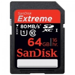 SANDISK(闪迪)Extreme(64G)至尊极速SD存储卡 苏宁499包邮
