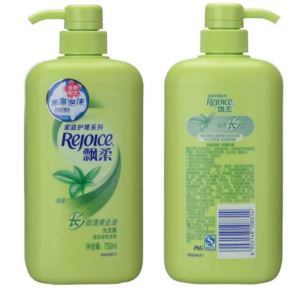 飘柔绿茶去油洗发露750ml