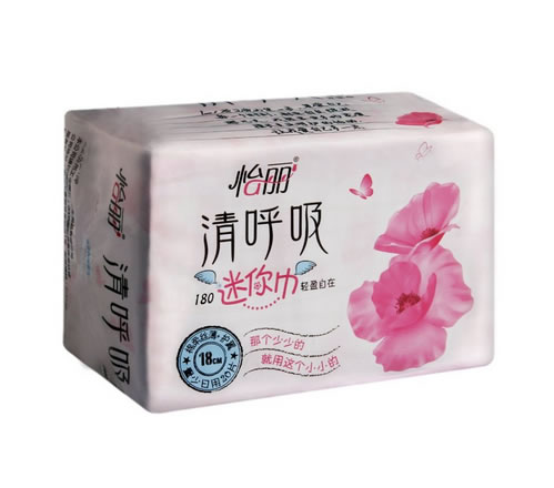 怡丽棉柔丝薄量少日用护翼