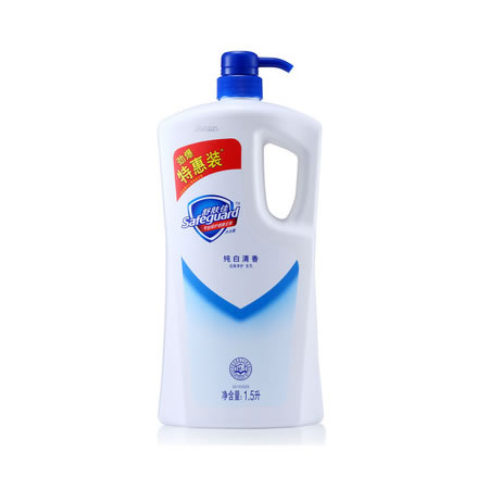 舒肤佳纯白清香沐浴露1.5L装