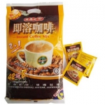 益昌老街2+1即溶咖啡1000g 京东48包邮 赠老志行滑奶茶400g