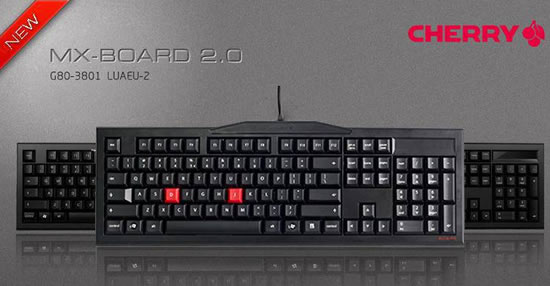 樱桃MX-Board 2.0黑轴机械键盘