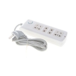 可来博 STY-1-D14-2 4位总控新国标插座1.8米 京东商城价格9.9元