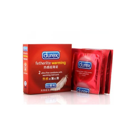 杜蕾斯热感超薄2片装