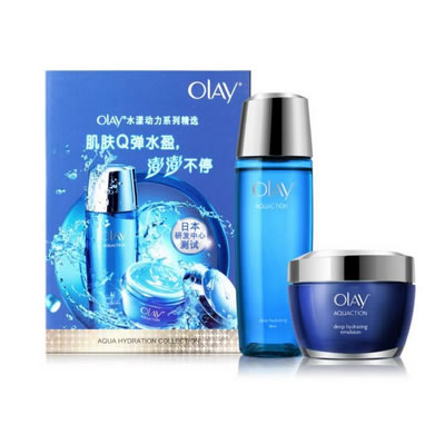 OLAY水漾动力轻透保湿露+深润保湿晶露