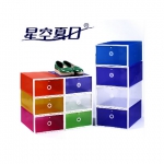 星空夏日 鞋柜式透明鞋盒 天猫价格4.98包邮（一个也可包邮）