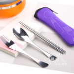紫紫 便携式餐具三件套 淘宝网价格7.5包邮