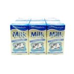 德运 全脂牛奶200ml*6盒 京东商城价格18.9包邮