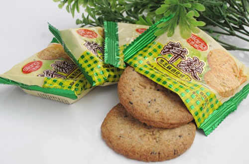 思朗纤麸黑芝麻消化饼干
