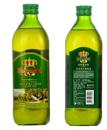 皇家蒙特垒特级初榨橄榄油1L装